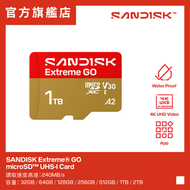 Extreme GO microSD UHS-I 1TB 240MB/R 160MB/W 記憶卡 (SDSQXGN-1T00-GN6MN)