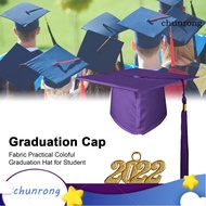 chunrong Graduation Cap Memorable Eye-catching Fabric Practical Coloful Graduation Hat for Student