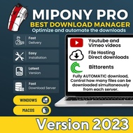 Mipony Professional Download Manager | BitTorrent | File Hosting | Youtube | Direct Download | Lifet