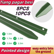 5 pcs/10 pcs Pagar Cyclone Column Iron Column Tiang pagar besi Fence Posts Triangle Steel Pro Fence 