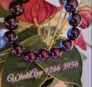 全新品 原產地 伊朗 12mm 優質藍光藍精靈蜜蠟圓珠 手串一條 QB-750