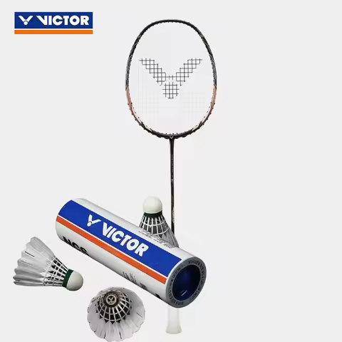 VICTOR Badminton racket attack racket Black Gold Falcon Hendra TK-F Falcon single racket full carbon