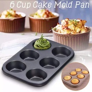 New Cupcake / Muffin / Egg Tart 6 And 12 Molds Non Stick Baking Pan Molder Tray