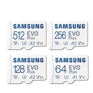 Samsung 512GB Micro SD 32GB C10 64GB บัตรหน่วยความจำ TF MicroSD 128GB 256GB 512GB สำหรับโทรศัพท์มือถือคอมพิวเตอร์โดรนกล้อง