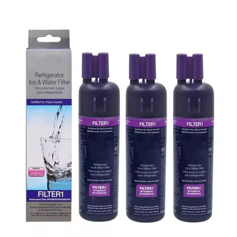 Filter1 Refrigerator Water Filter for W10295370A Compatible with EDR1RXD1 P4RFWB P8RFWB2L GRE1001 46