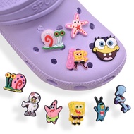 Classic Cartoon Anime SpongeBob SquarePants Graffiti Series Jibbitz set crocs Shoe Charms DIY Pins