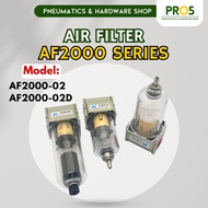 AF2000-02 | AF2000-02D 1/4" Port Size Automatic/Manual Pneumatic Compressor Air Filter Water Separat