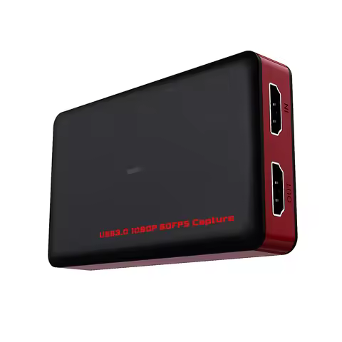 USB 3.0 1080p 60hz HDMI Video Capture Card Game Recorder 4K Pass-through Line in For Camera Laptop P