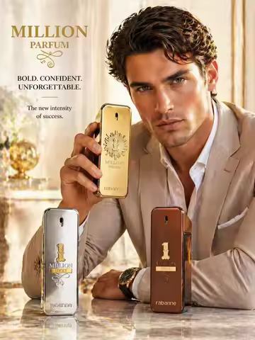 Rabanne 1 Million Parfum 100ml Mens Perfume Fresh Woody Sweet Aroma Long Lasting Luxury Fragrance 10