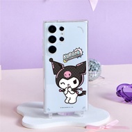 酷洛米偷笑晶石透明防摔SAMSUNG繩掛手機殼