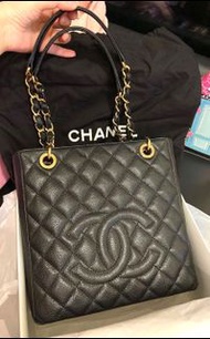 絕版   Chanel PST荔枝皮購物袋