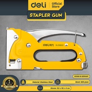 Deli Staple Gun/ Staples Stapler Tembak 4-8mm Steel Perkakas EDL238001