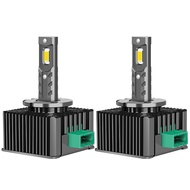 D SERIES D1S LED ไฟหน้ารถ HID หลอดไฟ D2S D3S D4S D5S D8S เทอร์โบไฟ 30000LM 6000K 4300K ​​โคมไฟอัตโนม