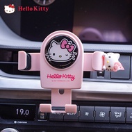 Car Phone Holder Women's Cute Style Car Air Conditioning Vent Phone Holder Hello Kitty Gravity Phone Holder Car Holder