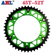 AHL Motorcycle 45T - 52T Rear Sprocket For KAWASAKI KX500 KLX450R KLX250 KLX250S KLX650R KDX200 KDX2