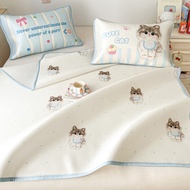 Free Shipping💓Taiwan Ready Stock💓Cartoon Cool Mattress Cool Mat Xiaohongshu Printed Cool Mat Series 