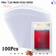 FKILLA 100 Sheets PSA BGS Card Brick Film, Durable Transparent PSA BGS Slab Sleeve,  Waterproof Stro