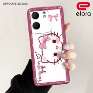 Oppo A5X 4G 2025 Case - Elloraa.id - Oppo A5X 4G Case - Kitty Case Motif - Mobile Phone Protector - 