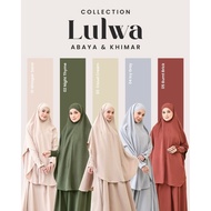 Lulwa Abaya lh lulwa khimar anti uV plain abaya Anti uv abaya set khimar