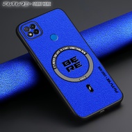 Softcase Leather Xiaomi Redmi 9C Case Luxury Ring Magnetic Premium Casing