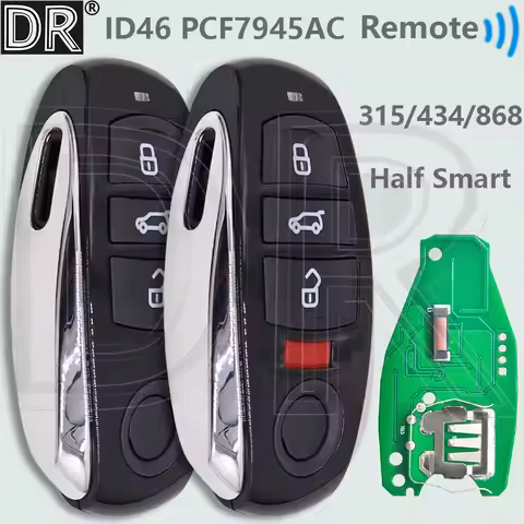 DR 7P6959754AL 7P6959754AP 315/433/868MHz ID46 PCF7945AC Chip Non-Keyless Go Car Remote Key For VW V