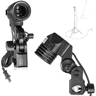 Single lamp holder Lamp Holder Photo Lamp Single Socket E27 with Umbrella Holder lamp fitting Studio