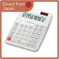 Casio Ergonomic Calculator for Left-Handed Users 12-Digit with Date & Time Calculation Function Desk