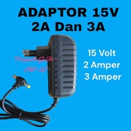 POWER SUPPLY ADAPTOR 15V 2A 3A 15 VOT 2 AMPER 3 AMPER 15 V 2 a 3 a