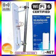 Ruijie RG-RAP62-OD AX 3000 MBPS Wifi 6 Plus Antenna Connection Mimo Dual Band G-NET 20 dBi 2.4&5.8 G