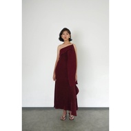 PAFON Gema Dress - Maroon