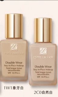 Estee Lauder雅詩蘭黛Double Wear DW持妝粉底液30ml 1W1/2C0全新正貨