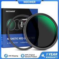 NEEWER 67mm Magnetic Variable ND Filter ND2-ND32 (1-5 Stops) with Magnetic Adapter Ring