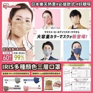 日本🇯🇵IRIS多種顏色三層口罩(一盒60個)