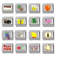 DIY Charm Bracelet Cute Animal Module Italy Charms Stainless Steel Stretch Bracelet