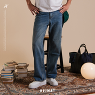 HEIMAT ESSENTIALS 1.0 DENIM - MEDIUM WASH - กางเกงยีนส์ทรง baggy