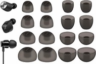 8 Pairs Compatible with Sennheiser CX Plus/Momentum 2 Ear Tips, XS/S/M/L 4 Size Replacement Soft Fle