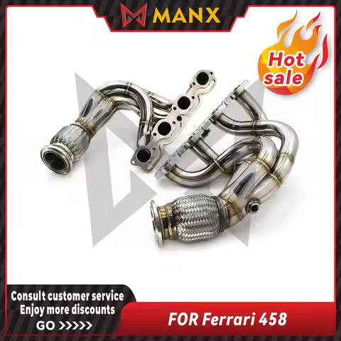 MANX Manifold for Ferrari 458 Car Exhaust system Performance exhaust pipe Header