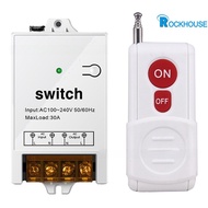 Rockhouse สวิตช์ควบคุมระยะไกลไร้สาย30A AC 100 240V ช่องเดียว RF 500เมตร [สินค้าใหม่]