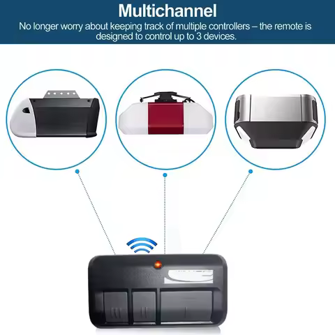 893Max Remote Control For Garage Door Opener Compatible With 390Mhz Billion Code Remote Remote