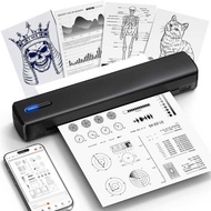 HZTZ-A4XY Thermal Bluetooth Printer A4 Portable Home Wireless Can Connect Mobile Phone Tattoo Printe