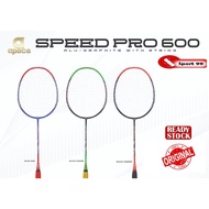 Apacs Speed Pro 600 (1pcs) INSTALL WITH STRING APACS (Siap Psg Tali) Badminton Racket 100% Original