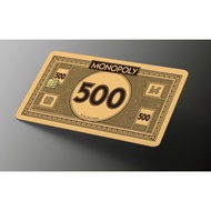 Monopoly 500 Credit Card Skin, Debit Card Covering
