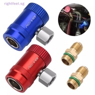 Rightfeel 2Pcs R1234yf Qui Connector Adapter Auto AC High/Low Side R1234yf Qui Couplers Refrigerant 