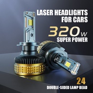 led Car Headlight Double Copper Tube120W High-power vehicle led Headlight h1h4Super Bright h7Modifie