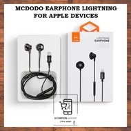 ☆ MCDODO HP-6120 Achievement Series Wired Half-In-Ear ip Earphone Handsfree Headset with Mic ☆