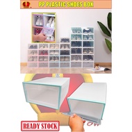 Stack-able Storage Shoes Shoe Box Storage Shoe Box Colorful Plastic Shoe Box PP Plastic Shoes Box Ko