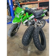 Outer Tire Rim Size 12 120/80-12 Year 25 130/80-12 25 New Tires v-133 (DA) TUBELESS Type Can Be Used