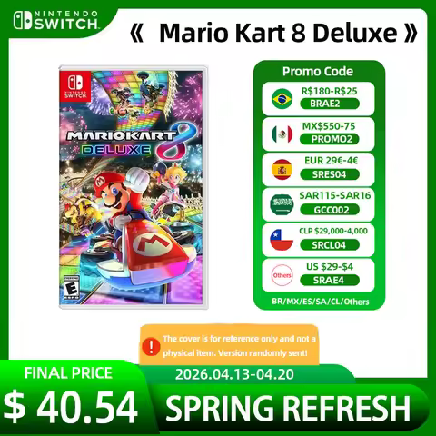 Mario Kart 8 Deluxe - Nintendo Switch Game Deals Support 13 Languages TV Tabletop Handheld for Switc