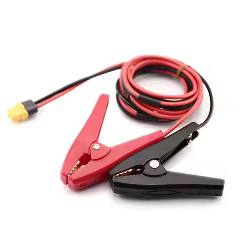 12/14 Silica Gel Silicone Cable 50/150cm Alligator Clip to T Plug/XT60 Plug Cable for ISDT Q6 Charge