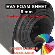 6mm EVA Foam Sheet Cosplay Prop Foams DIY art craft 40 x 80inch / 45.5 x 71inch / Hardness: medium s